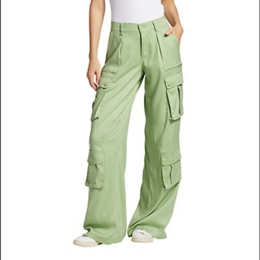 Alice + Olivia Joette Twill Cargo Pants